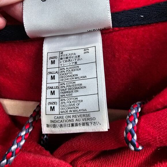 Walt Disney World Sweatshirt Hoodie Sweater Red 1971 Vintage Mickey Mouse - Picture 5 of 13